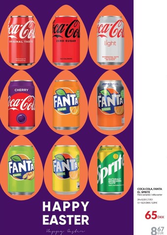 Nielsen's Discount Coca cola, fanta el. sprite tilbud