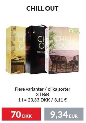 Nielsen's Discount Chill out tilbud