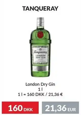 Nielsen's Discount Tanqueray london dry gin tilbud