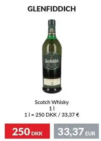 Nielsen's Discount Glenfiddich scotch whisky tilbud
