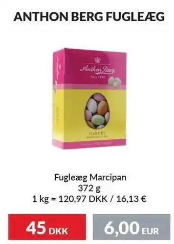 Anthon berg fugleæg marcipan