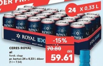 Kaufland Ceres Royal Øl tilbud
