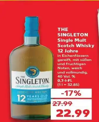 Kaufland The Singleton Single Malt Scotch Whisky 12 Jahre tilbud