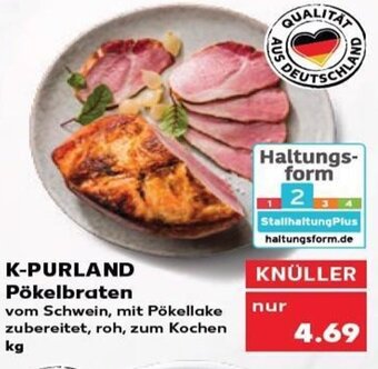 Kaufland DE K-Purland Pökelbraten tilbud