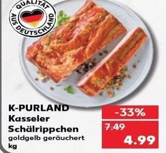 Kaufland K-Purland Kasseler Schälrippchen tilbud