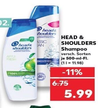 Kaufland DE Head & Shoulders Shampoo tilbud