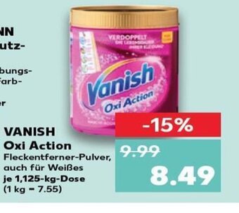 Kaufland Vanish Oxi Action tilbud