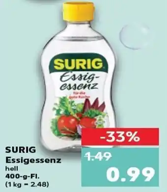 Kaufland Surig Essigessenz tilbud