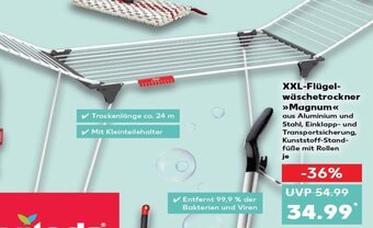 Kaufland DE XXL-Flügel Wäschetrockner Magnum tilbud