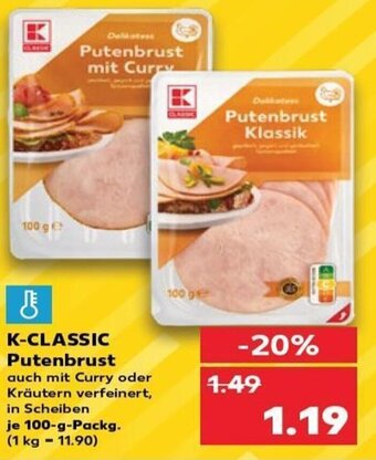 Kaufland K-Classic Putenbrust tilbud