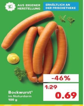 Kaufland DE Bockwurst tilbud
