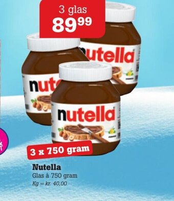 Poetzsch Padborg Nutella tilbud