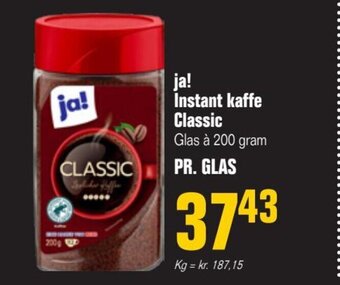Poetzsch Padborg Ja! Instant Kaffe Classic tilbud