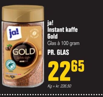 Poetzsch Padborg Ja! Instant Kaffe Gold tilbud