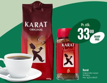 Min Købmand Karat instant kaffe tilbud