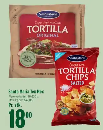 Min Købmand Santa maria tortillawrap tilbud