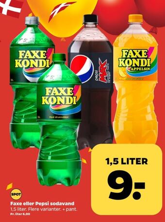 Netto Faxe kondi sportssodavand tilbud