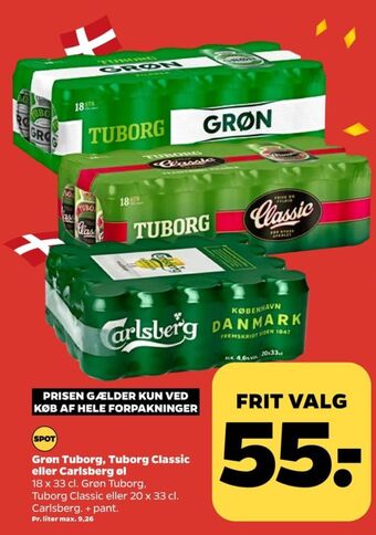 Netto Grøn øl tilbud