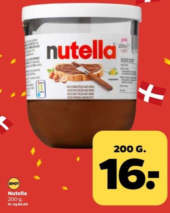 Netto Nutella smørepålæg tilbud