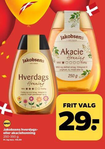Netto Jakobsens honning tilbud