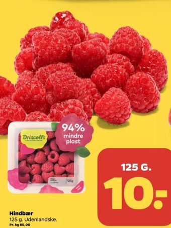 Netto Driscolls hindbær tilbud
