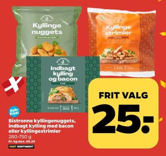 Netto Bistronne kyllingestrimler tilbud