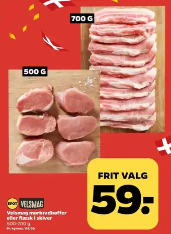 Netto Velsmag mørbradbøffer tilbud