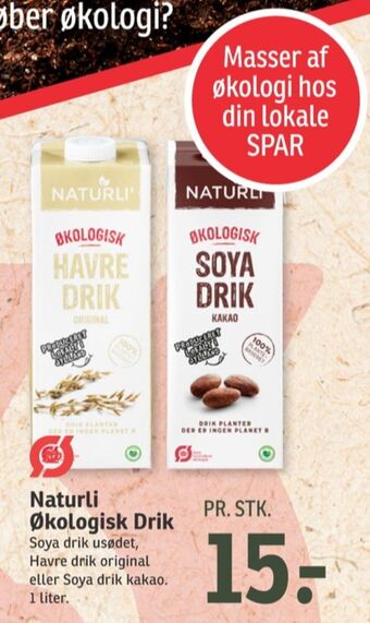 SPAR Naturli' havredrik tilbud
