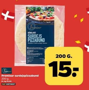 Netto Premieur pizzabunde tilbud