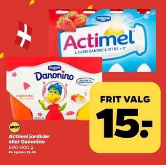 Netto Actimel drikkeyoghurt tilbud