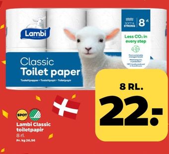 Netto Classic toiletpapir tilbud