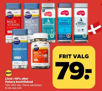 Netto Livol multi vitaminer tilbud