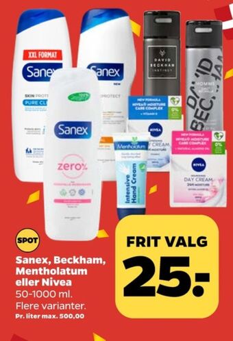 Netto Sanex bodyshampoo tilbud