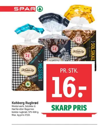 Mesterværk rugbrød-skiver