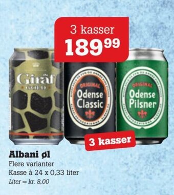 Poetzsch Padborg Albani Øl tilbud