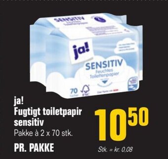 Poetzsch Padborg Ja! Fugtigt Toiletpapir Sensitiv tilbud