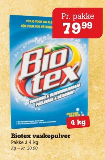 Poetzsch Padborg Biotex Vaskepulver tilbud