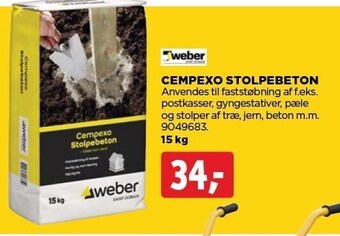 jem & fix Cempexo stolpebeton tilbud