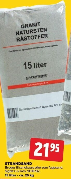 jem & fix Strandsand tilbud