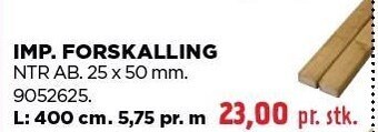 jem & fix Imp. forskalling tilbud