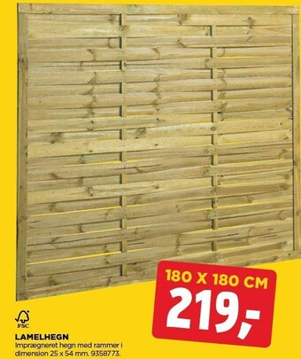 jem & fix Lamelhegn tilbud