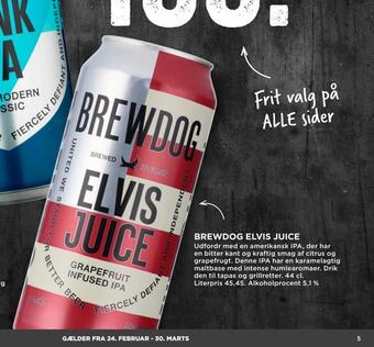 MENY Brewdog elvis juice tilbud