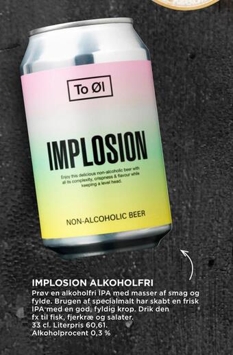 MENY Implosion alkoholfri tilbud