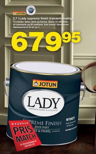 Bauhaus Lady maling tilbud