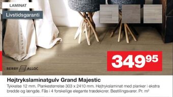 Bauhaus Berry alloc laminatgulv tilbud