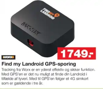Worx professional gps-tracker