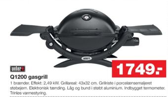 Bauhaus Weber gasgrill tilbud