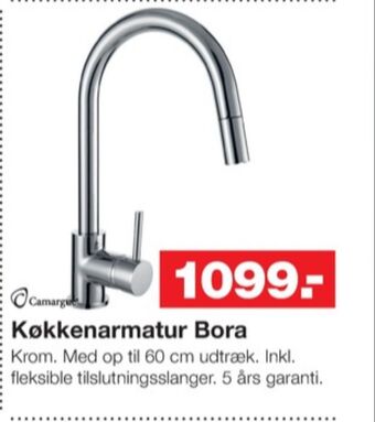 Bauhaus Camargue køkkenarmatur tilbud