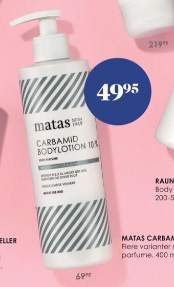 Matas Matas bodylotion tilbud