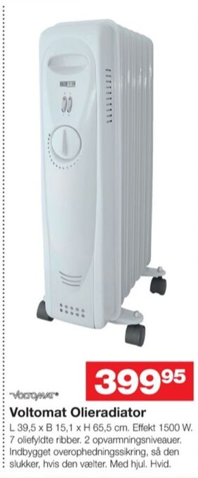 Bauhaus Voltomat olieradiator tilbud